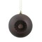 DAK Shatterproof Matte Retro Reflector Christmas Ball Ornaments - 4" (100mm) - Brown - 6ct